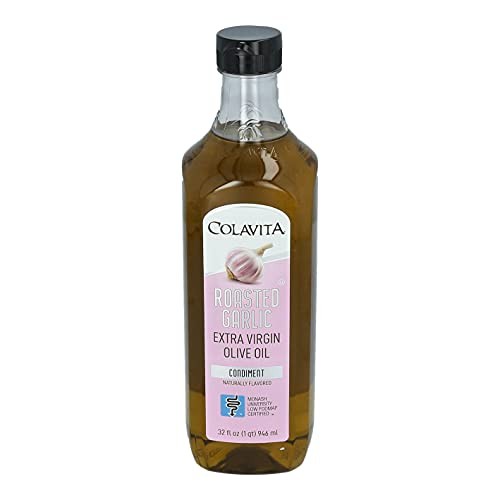 Colavita Roasted Garlic Extra Virgin Olive Oil, Low FODMAP, 32 Fl Oz (Pack of 1) gallery