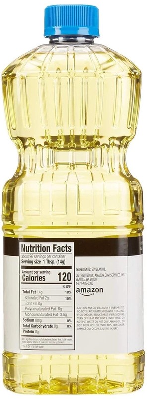 Happy Belly Soybean Vegetable Oil 48 fl oz Cooking Frying Baking Amazon Brand gallery