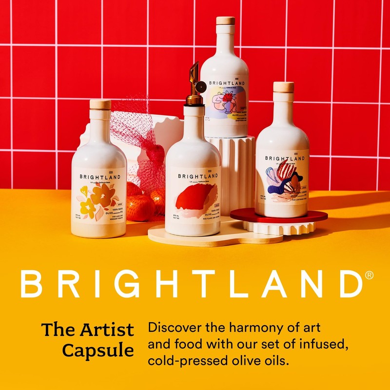 Brightland Infused Olive Oils The Artist Capsule - Cold-Pressed Made with Ear... gallery