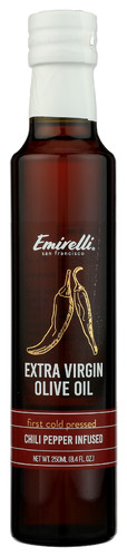 Emirelli Oil Olive Pepper Chili Infused 8.4 fl oz (Pack of 6)