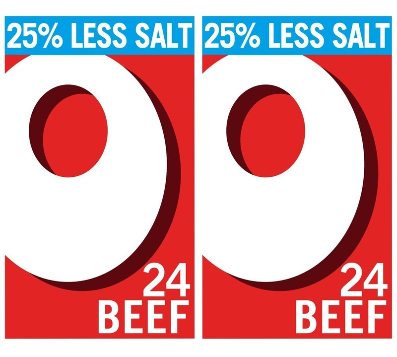 24 OXO Beef Stock Cubes 25% Less Salt 142g PACK OF 2