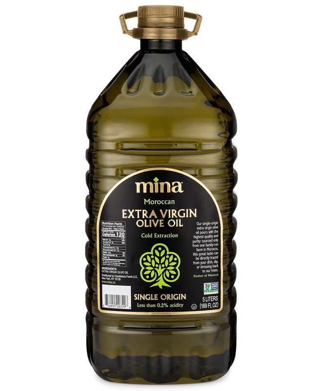 Mina Olive Oil Extra Virgin 169 Fl Oz New Harvest Polyphenol Rich Olive Oil f…
