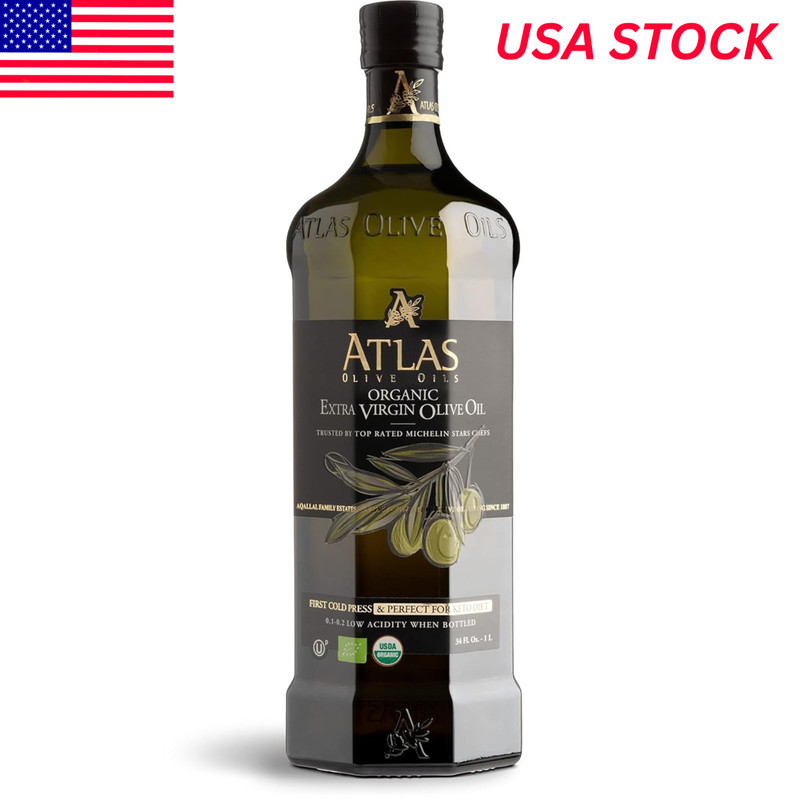 Atlas 1 LT Cold Press Extra Virgin Olive Oil with Polyphenol Rich from Morocco
