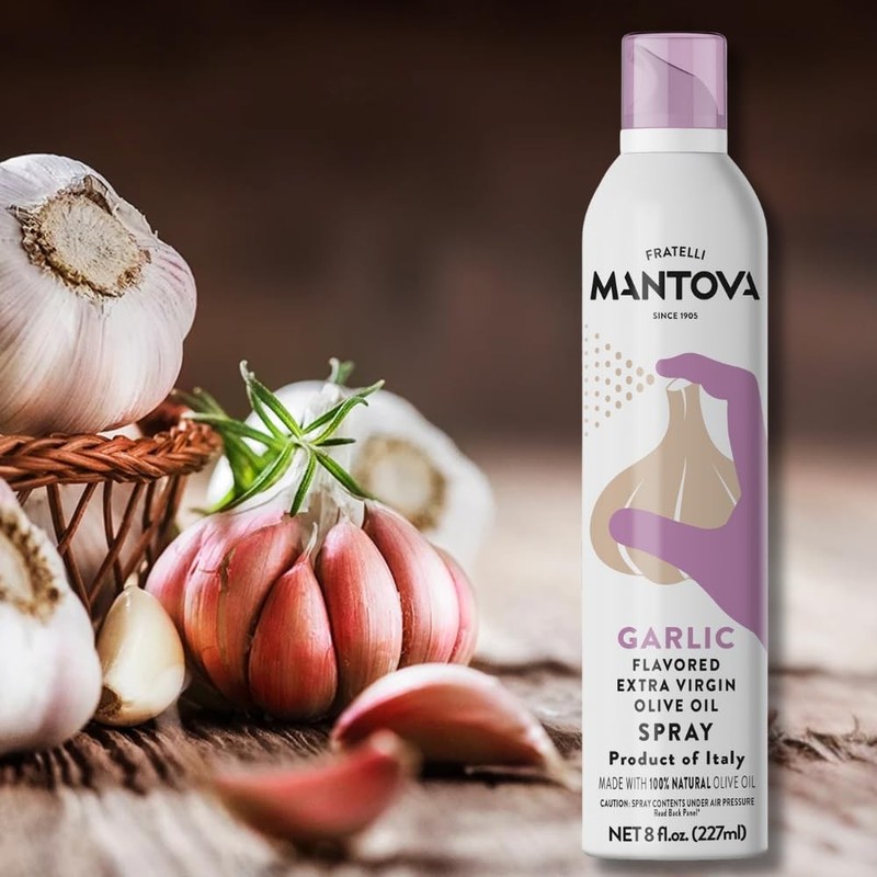 Mantova Extra Virgin Olive Oil Spray Garlic Flavored 8 8 Fl Oz (Pack of 1) gallery