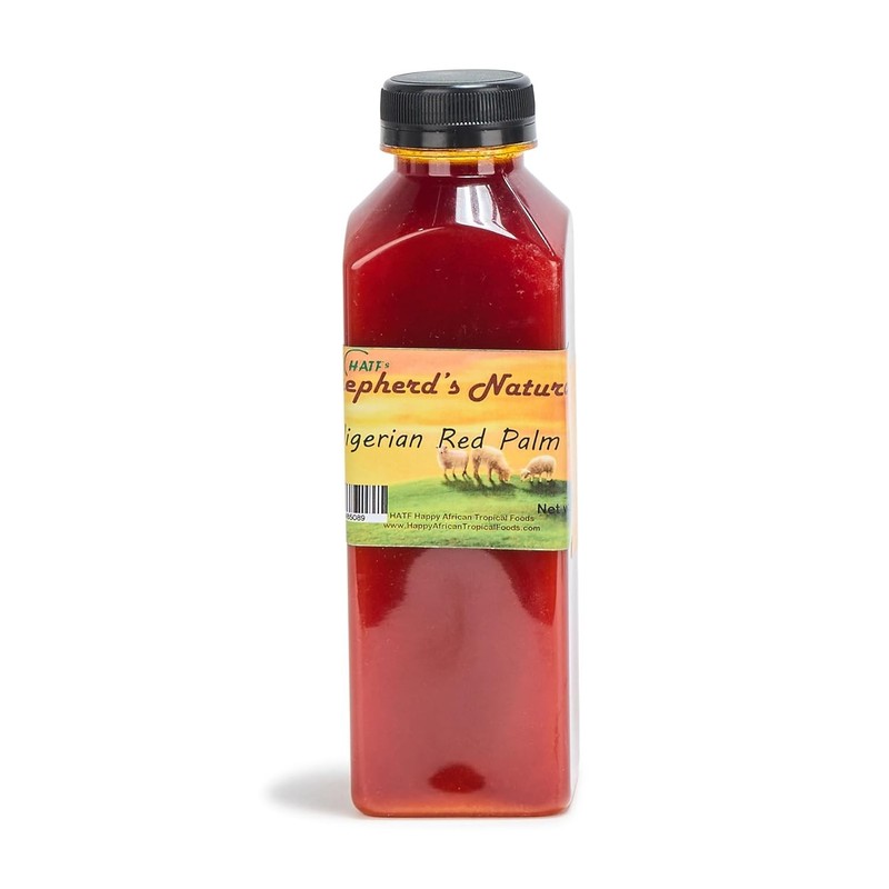 HATF’s Shepherd’s Natural Red Palm Oil (500ml/16.9 fl. oz) 100% All Natural