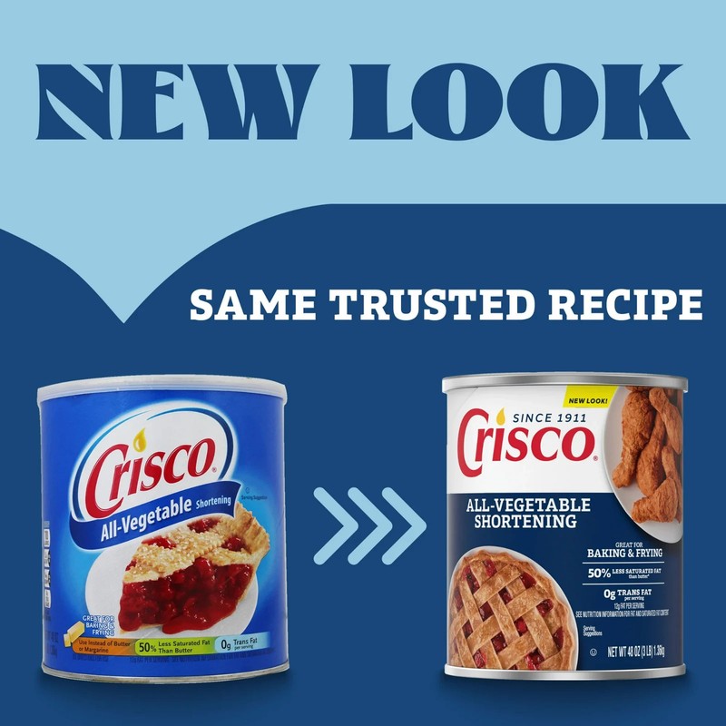 Crisco All-Vegetable Shortening, 48 oz gallery