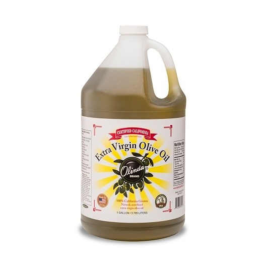 Olinda California Certified Extra Virgin Olive Oil, 1 Gal Plastic Jar 4 Per Case