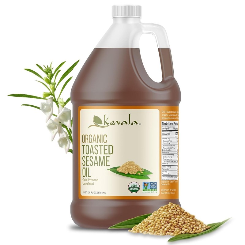 Toasted Sesame Oil - , Non-GMO, Cholesterol-Free, 1 Gal gallery