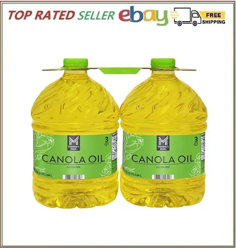 Member’s Mark Canola Oil 192 fl oz Bulk Cooking Frying Oil.