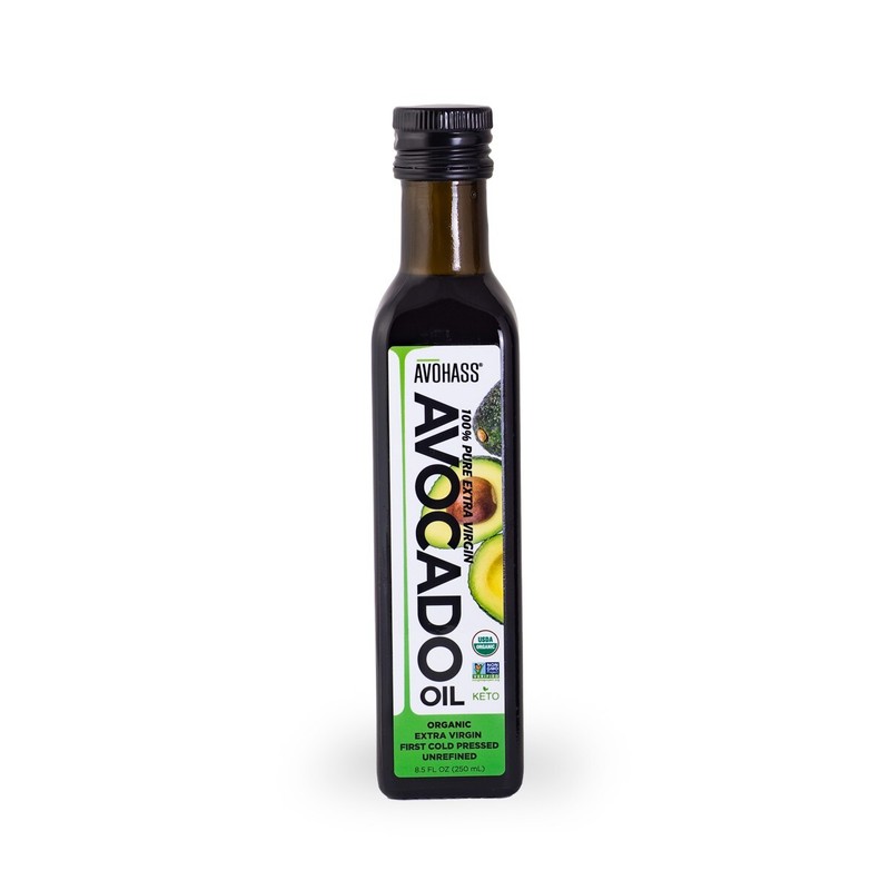 Avohass Mexico Organic Extra Virgin Avocado Oil 8.5 fl oz Bottle