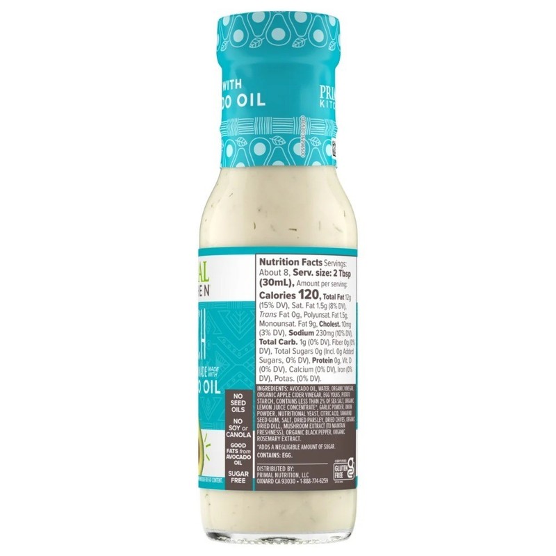 Avocado Oil Ranch Dressing & Marinade, 8 fl oz gallery
