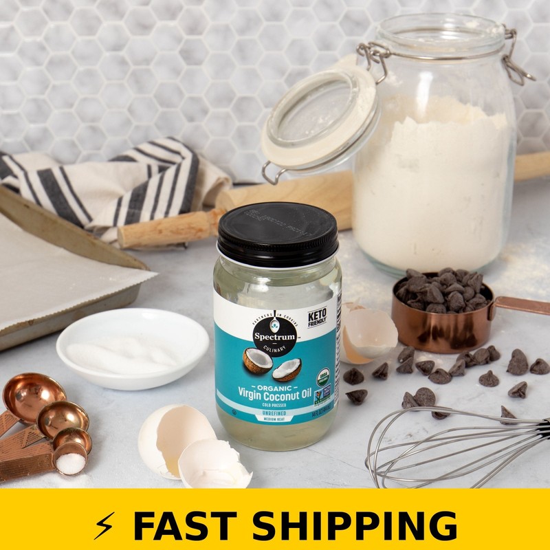 Spectrum Naturals Organic Coconut Oil, 14 fl oz gallery