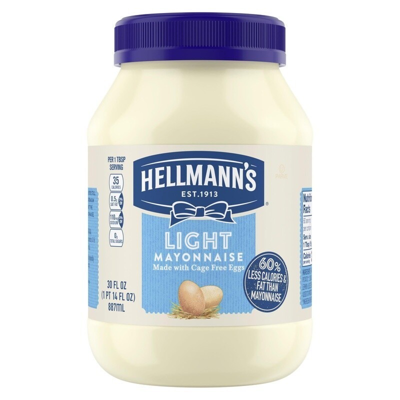 Cage Free Eggs Light Mayonnaise 35 Calories 60% Less Fat Omega 3 Gluten Free New gallery