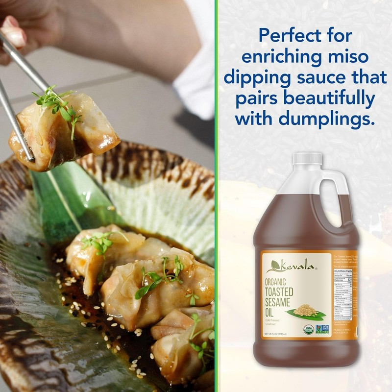 Toasted Sesame Oil - , Non-GMO, Cholesterol-Free, 1 Gal gallery