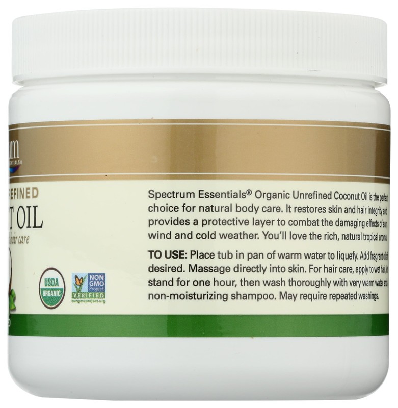 Organic Virgin Coconut Oil, Unrefined, 15 oz - Cold Pressed, Non-GMO, Healthy Co gallery