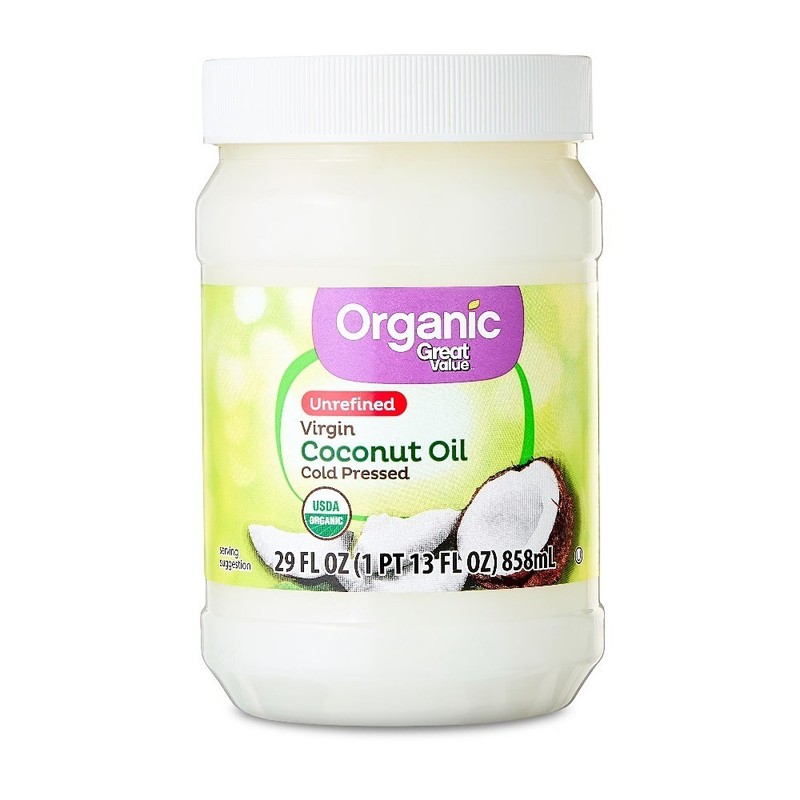 Organic Unrefined Virgin Coconut Oil Cold Pressed 29 fl oz Natural Hair Skin