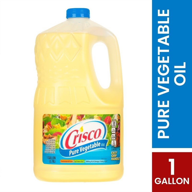 Pure Vegetable Oil for Cooking and Baking 1 Gallon Bulk Size All Purpose Kitchen