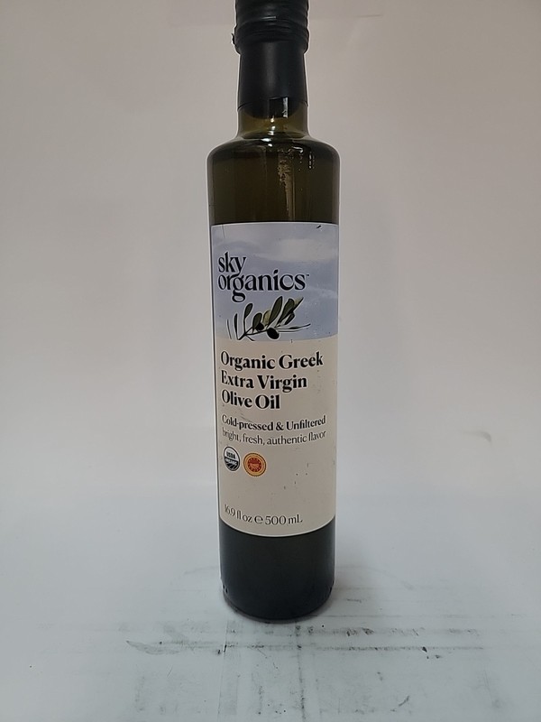 Sky Organics – Organic Extra Virgin Olive Oil, 16 Fl Oz – Cold Pressed & Unfilte
