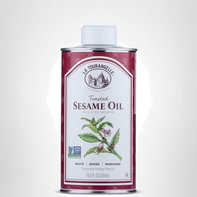 Toasted Sesame Oil 16.9 Fl Oz Cooking Oil for Stir-Fry Noodles Vegetables