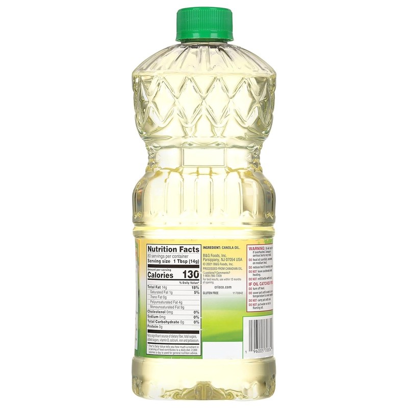 Pure Canola Oil, 40 Fl Oz - Versatile, Flavorless, and Kosher Cooking Essential gallery