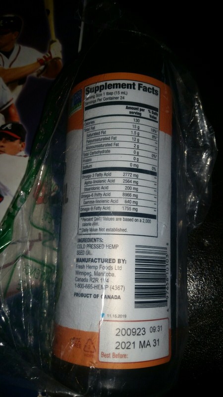 Manitoba harvest Cold Pressed Hemp Seed Oil gallery
