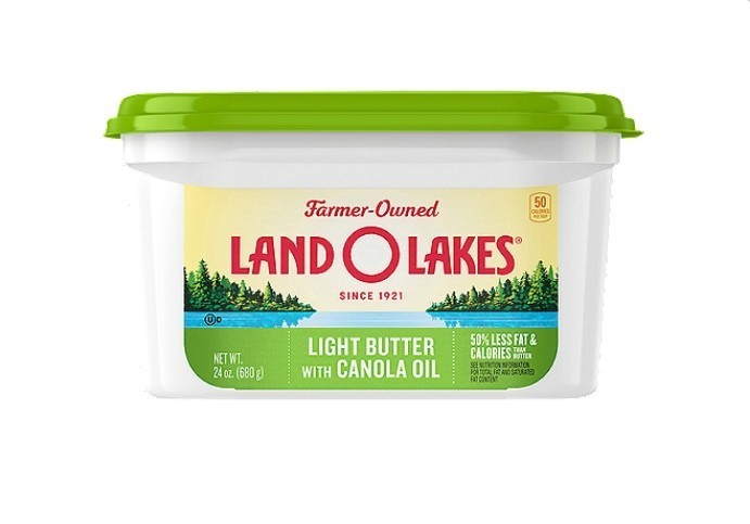 Land O Lakes Light Butter Spread With Canola Oil 24oz Tub Easy Spread