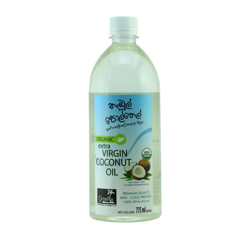 Organic Extra Virgin Coconut Oil Raw Cold Pressed 775ml 26oz Cook FryBake Drink