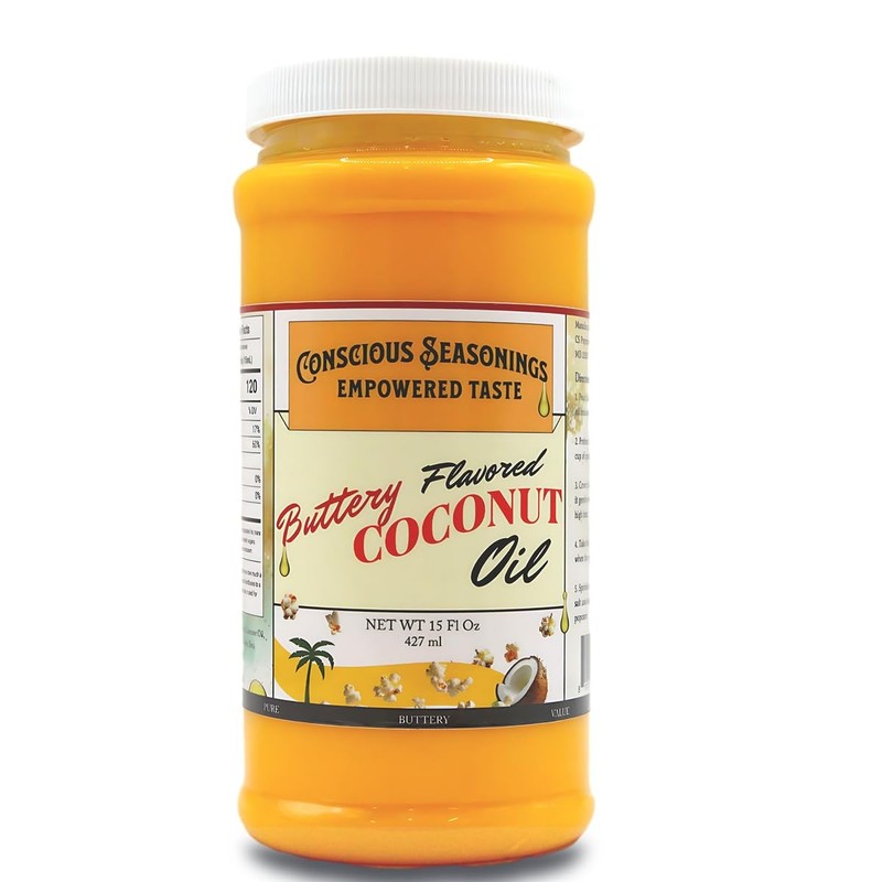 CS Popcorn – Butter Flavored Oil | Rich and Creamy Coconut Oil | Healthy, Non…