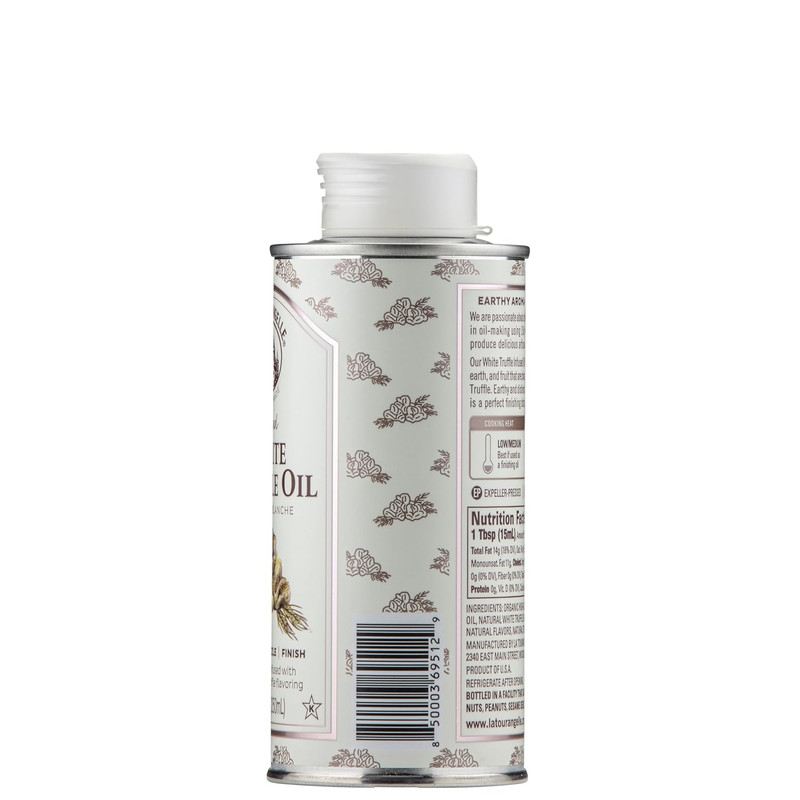 , White Truffle Oil, Complex Gourmet Earthy Flavor for Drizzling over Pasta, Pop gallery