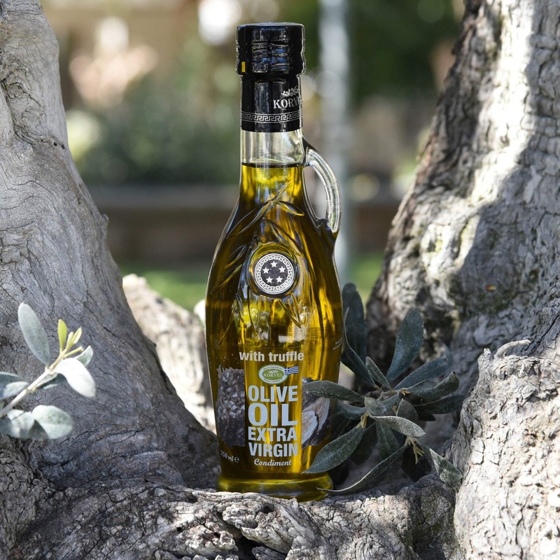 KORVEL Greek EVOO with Truffle, Amphora 8.45 fl oz-2 pack gallery