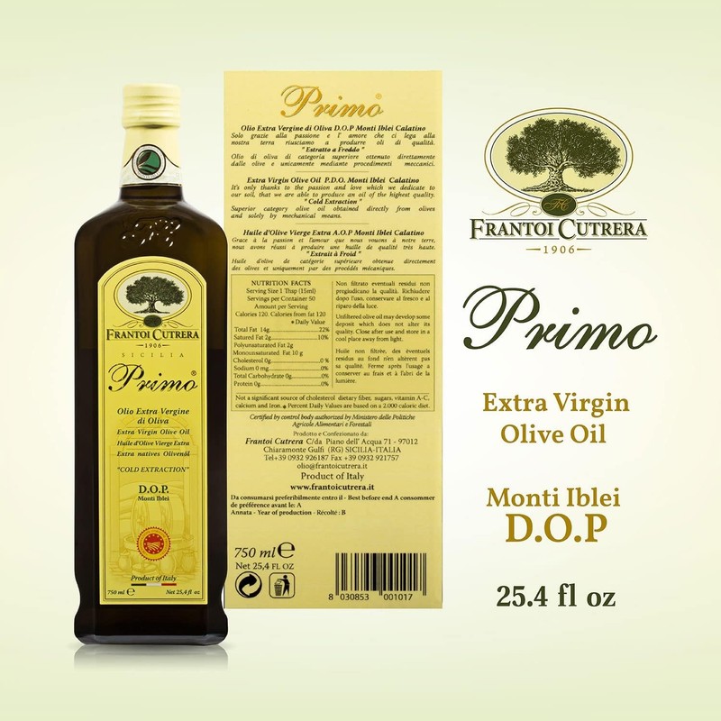Frantoi Cutrera Primo Cold Extracted Italian Extra Virgin Olive Oil Cold Pres... gallery