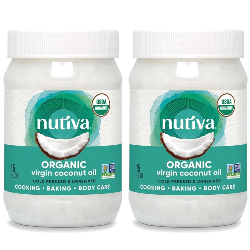Organic, Cold-Pressed, Unrefined, Virgin Coconut Oil from Fresh, non-GMO, Sus…