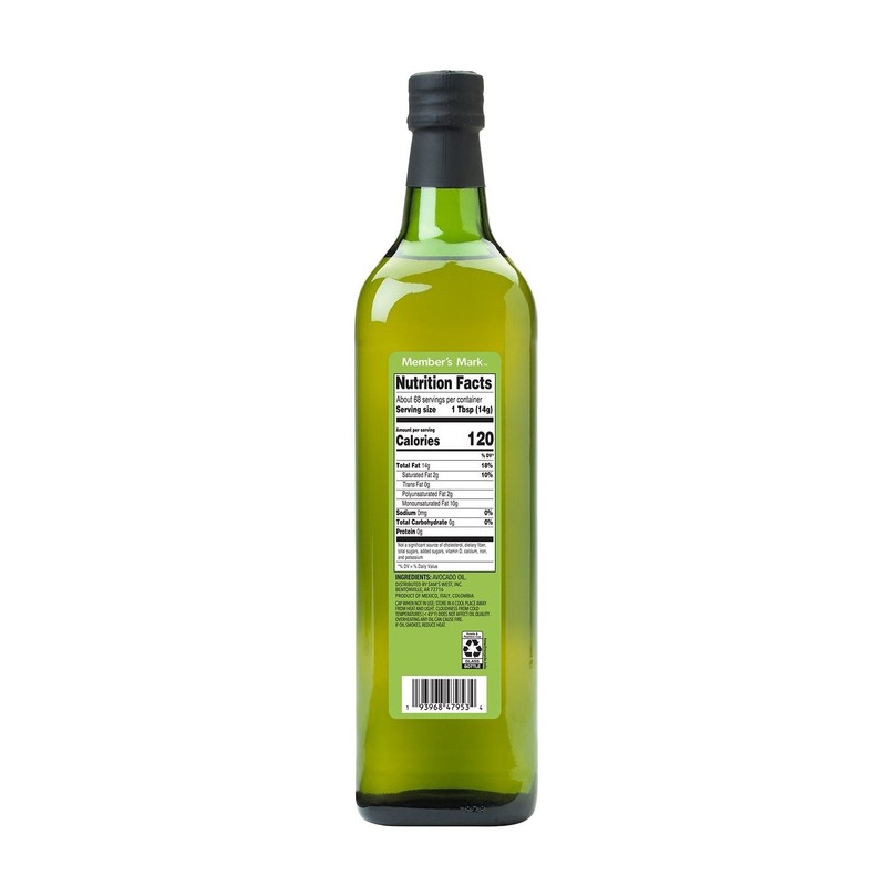Member's Mark Avocado Oil Glass Bottle, 34 Fluid Ounce gallery