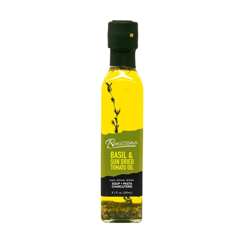 Gourmet Oils, Basil and Sun Dried Tomato, 8.1 Ounce