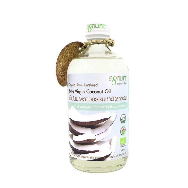 Agrilife Coconut Oil Organic Extra virgin 100% Pure Cold-Pressed Healthy 120ml