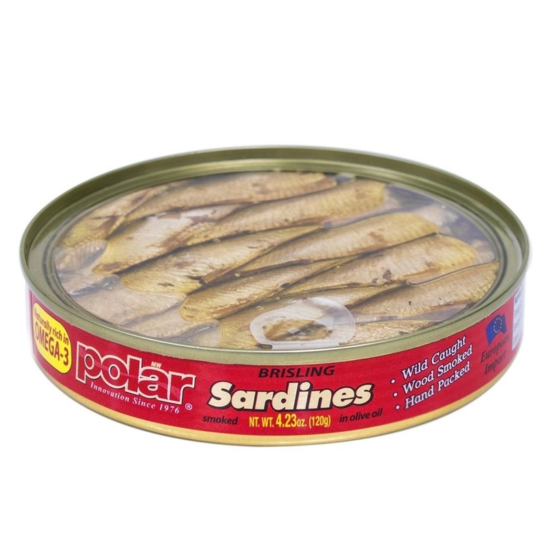 Gourmet Smoked Brisling Sardines in Olive Oil - 4.23 Oz, Wild Caught Delight gallery