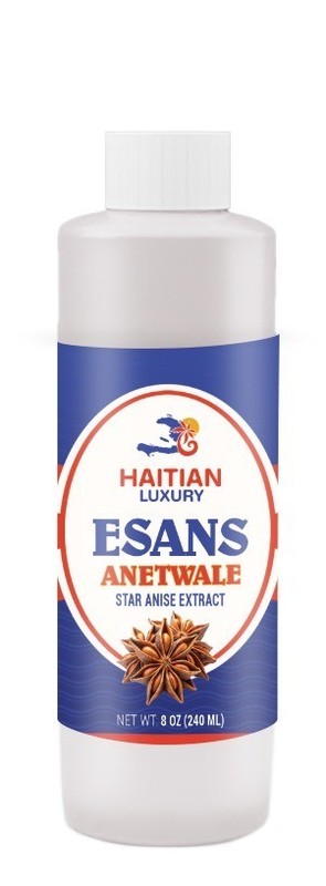 Haitian Esans Anetwale Star Anise Extract 8oz (240ml) – Authentic Caribbean Flav