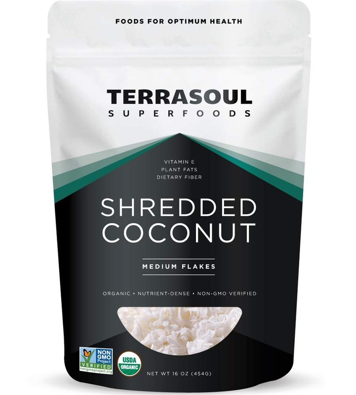 Terrasoul Superfoods Organic Coconut Flakes, 1 Lb Medium Flakes | Unsweetene...