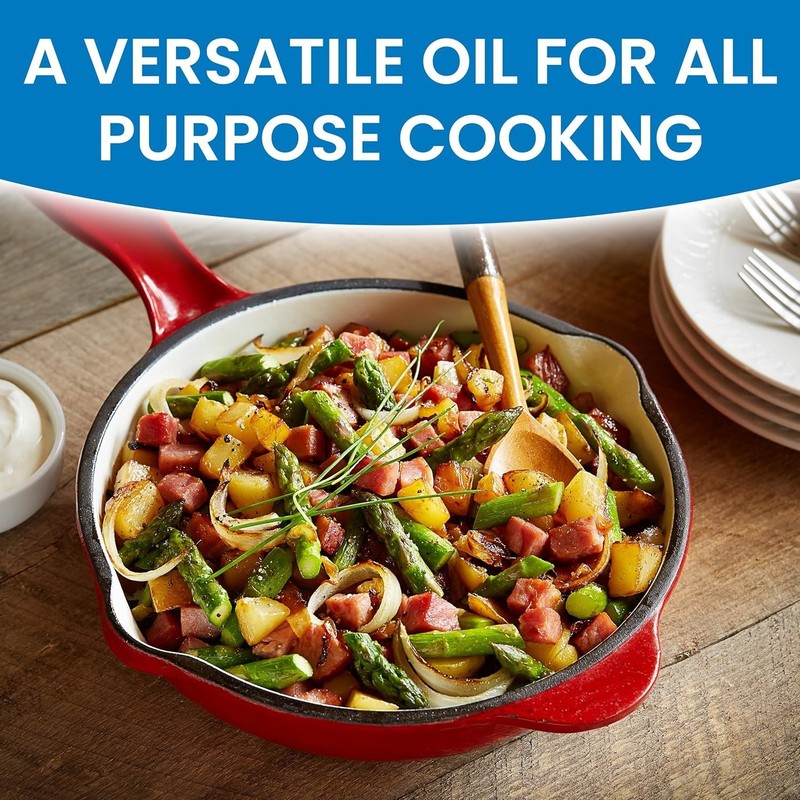 Pure Vegetable Oil - 1 Gallon, Cholesterol Free & Gluten Free Cooking Essential gallery