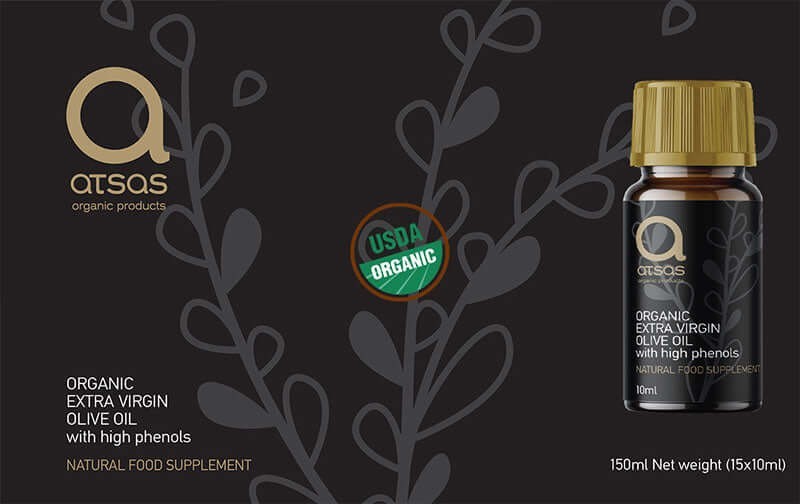 Atsas Organic Extra Virgin Olive Oil Natural Food Supplement - Luxury Pack of 15 gallery