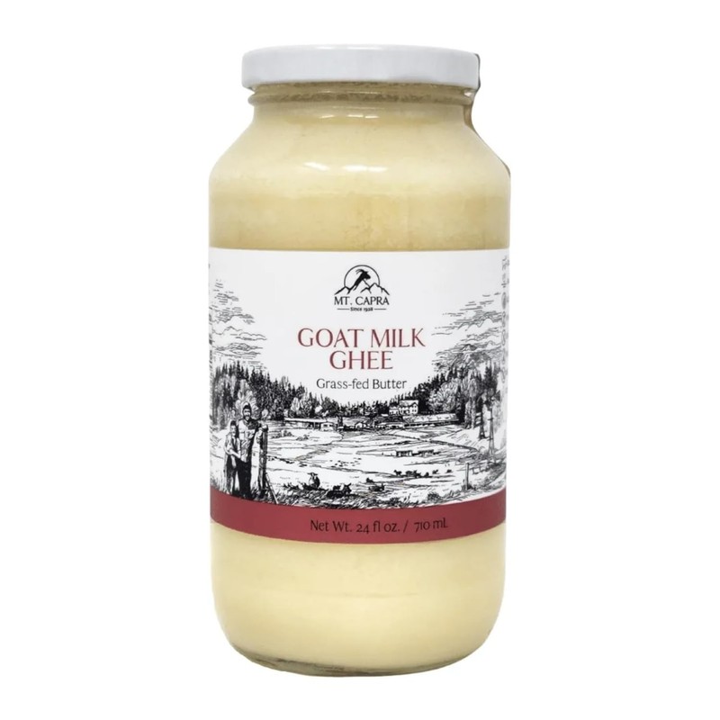 Mt. Capra Goat Milk Ghee | Grass-Fed Clarified Butter High in MCT Oil Perfect…