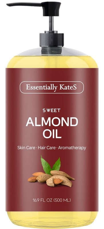 Aceite de almendras Essentially KateS 16.9 oz. 100% puro y natural y prensado en