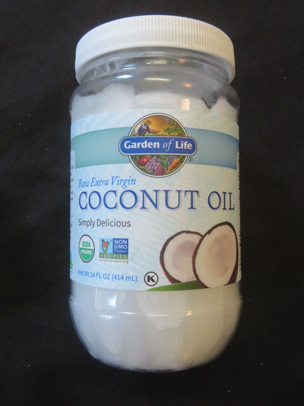 (2) Jars Of Garden Of Life Raw Extra Virgin Coconut Oil 14 Oz 27 Servings Each gallery