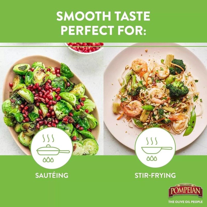 Pompeian USDA Organic Smooth Extra Virgin Olive Oil, First Cold Pressed, Smooth, gallery