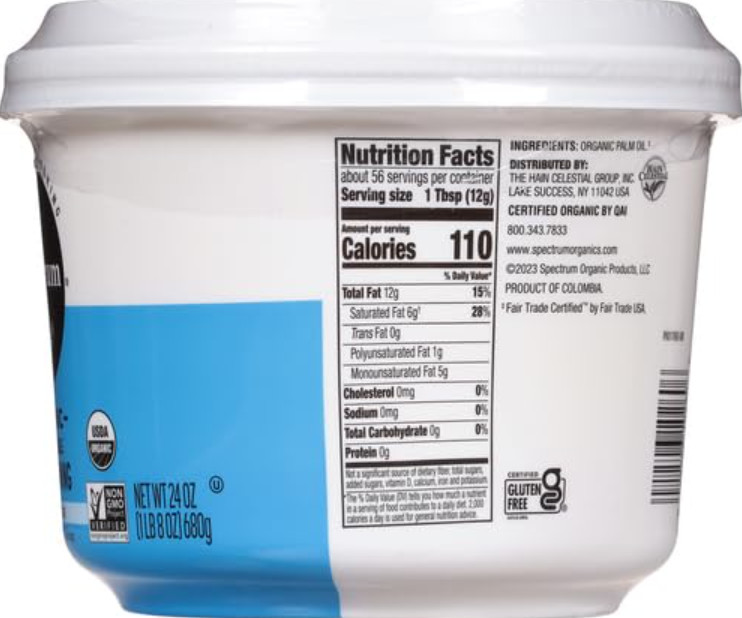 Spectrum Organic All Vegetable Shortening 24 oz gallery
