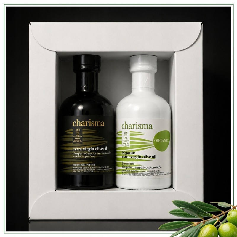 Vassilakis Estate Charisma Olive Oil Set 2x100ml Extra Virgin Olive Oil &... gallery