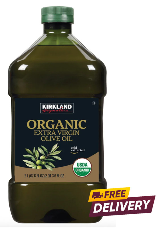 Kirkland Signature – Organic Extra Virgin Olive Oil Premium Quality (Pack of 1)