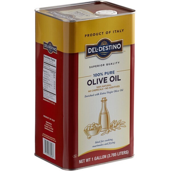 Del Destino 100% Pure Olive Oil 1 Gallon Superior Quality