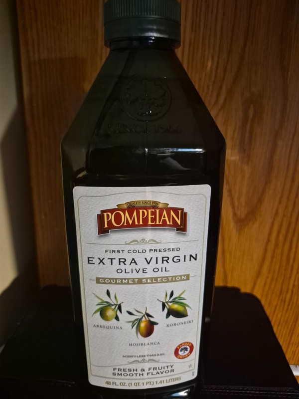 Pompeian Organic Extra Virgin Olive Oil 48 oz
