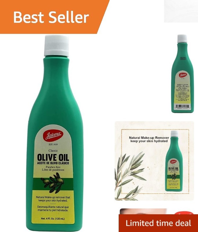 4 oz Cold-Pressed Olive Oil - Revitalizing Sweet Oil for Beauty Rituals